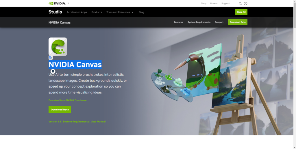 NVIDIA Canvas