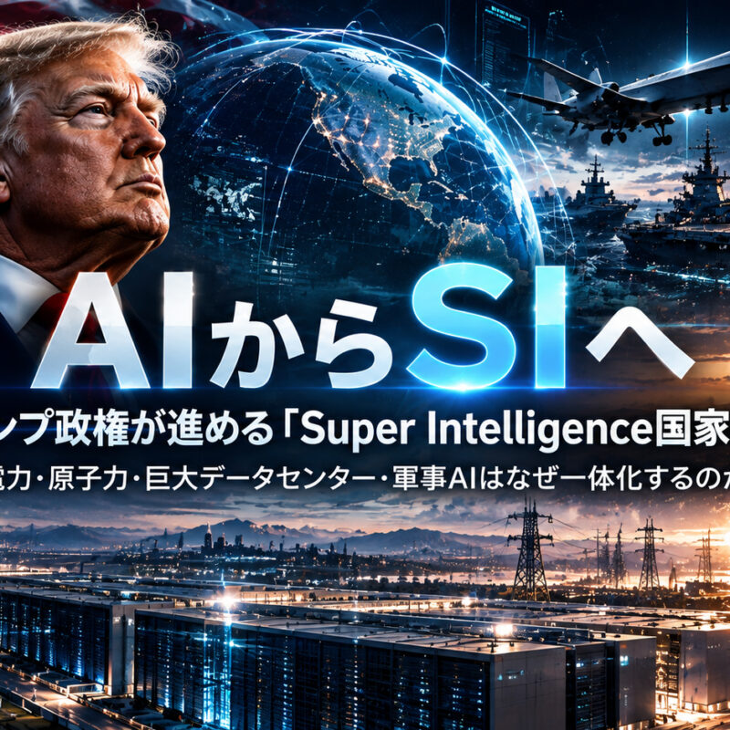 AIからSIへ──トランプ政権が進める「Super Intelligence国家戦略」