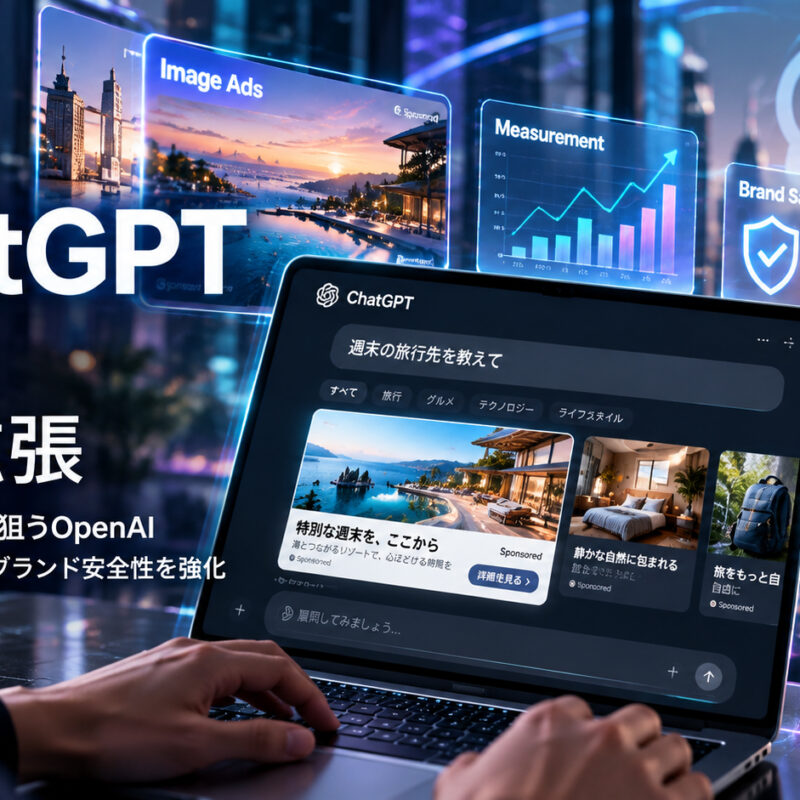 ChatGPT Adsが本格拡張──「検索広告の次」を狙うOpenAI、画像広告・効果測定・ブランド安全性を強化