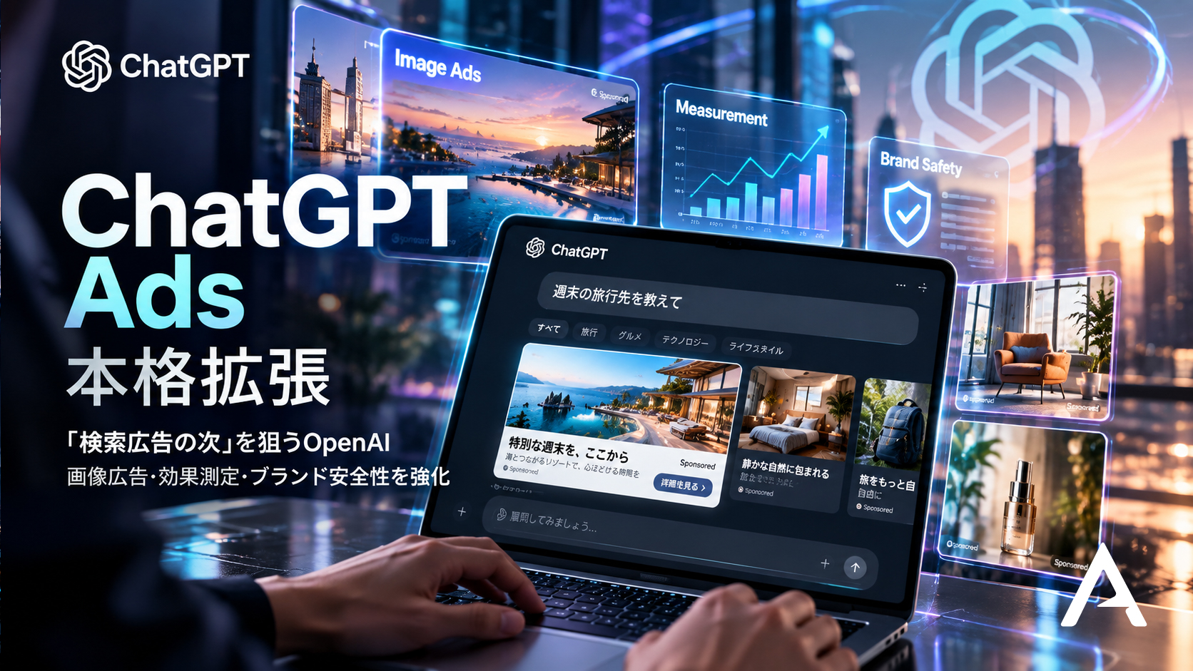 ChatGPT Adsが本格拡張──「検索広告の次」を狙うOpenAI、画像広告・効果測定・ブランド安全性を強化